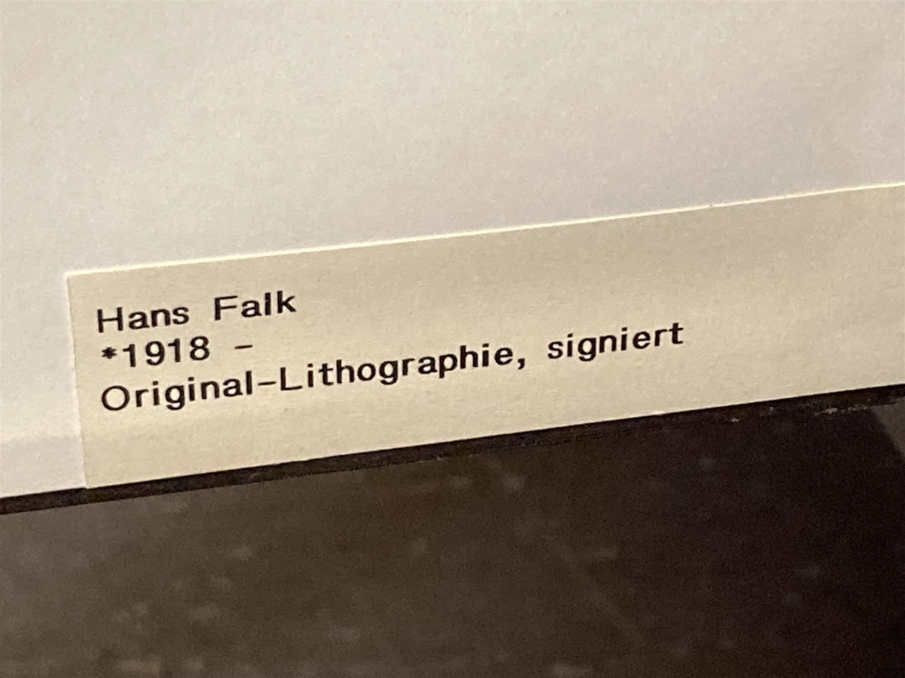 Grafica & Litografie: FALK Hans, Litho sign – Usato da Bern venduto da Jwpm66 2