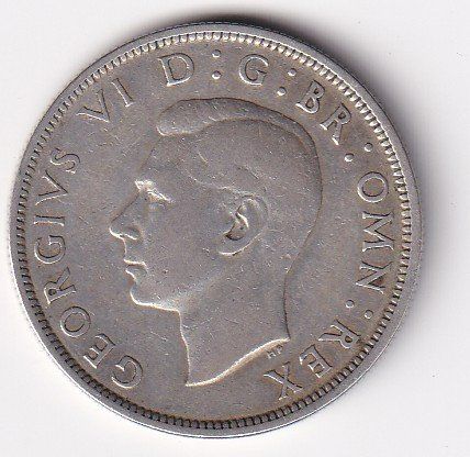 Tutti le monete: Grossbritanien half crown 1945 – Usato da Neuchâtel venduto da karlpierrino 1