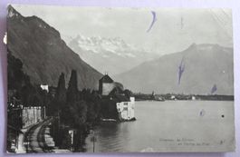 Château de Chillon et Dents du Midi