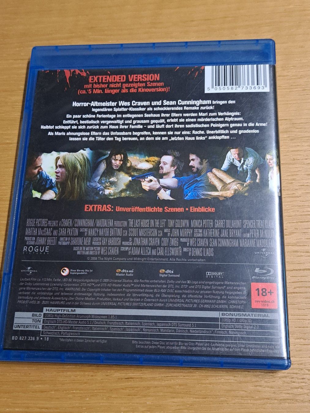 Alle DVDs: Bluray The last House on the Left. Extended Version – Neu (gemäss Beschreibung) aus Unterseen von Kanica 1