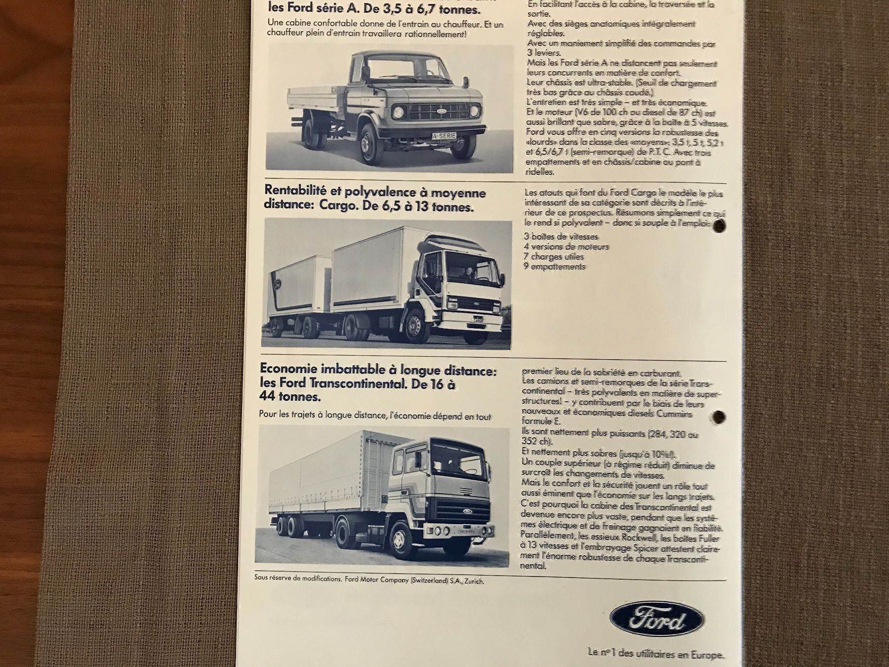 Autocarri: Ford Prospekt – Usato da Balterswil venduto da Jeko1967 2