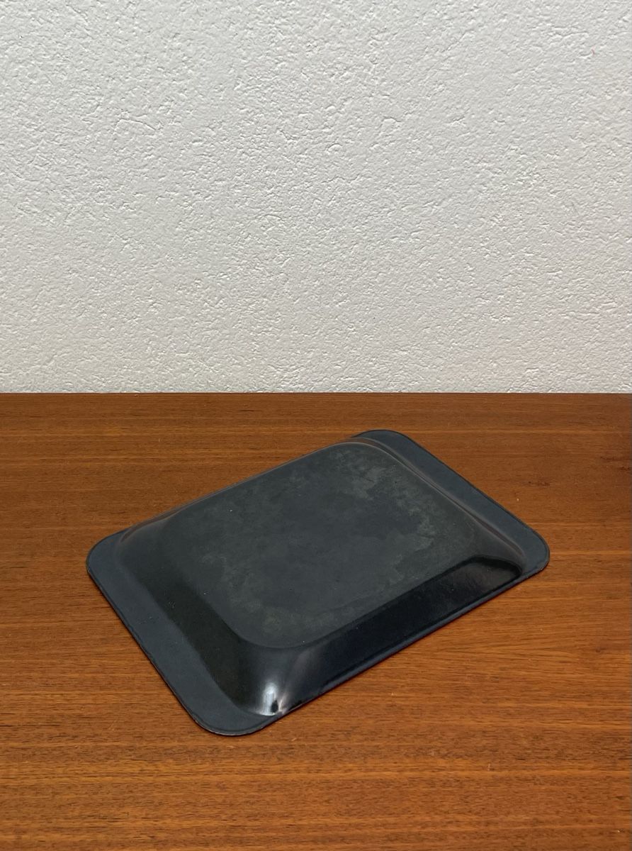Piatti di portata: Vintage Emaille Blech Tablett kleines 70er Serviertablett – Usato da Zürich venduto da Vintagewiesel 4