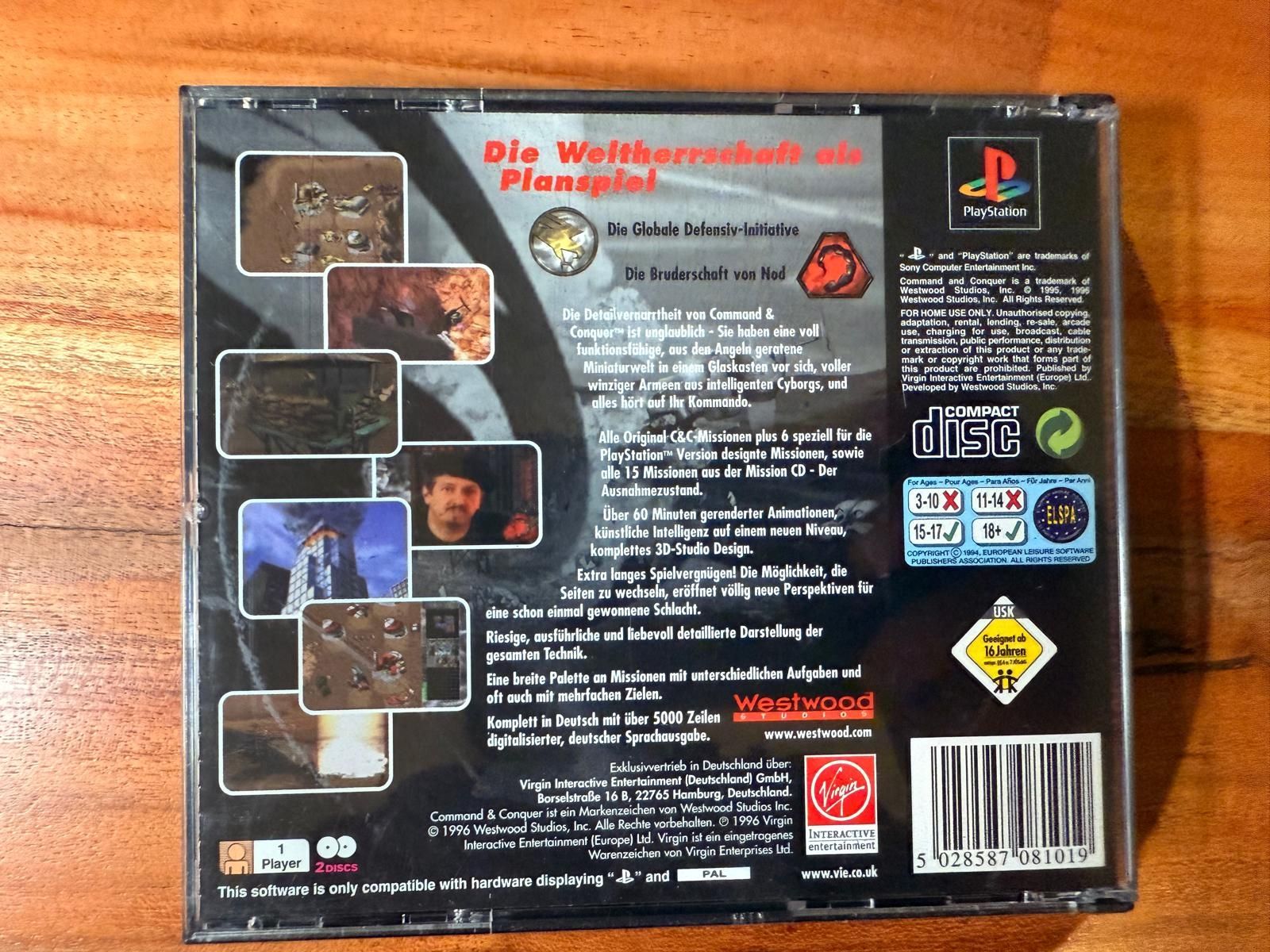 Sony Giochi: Command & Conquer PS1 Der Tiberiumkonflikt, Deutsch! – Usato da Neuhausen venduto da sou_t9p8 4