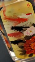 Snuff-Bottle mit Koi-Fisch Motiv