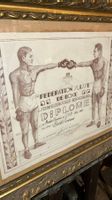 yverdon Boxe Gravure Gravur Diplôme Box Diplom 1930-40