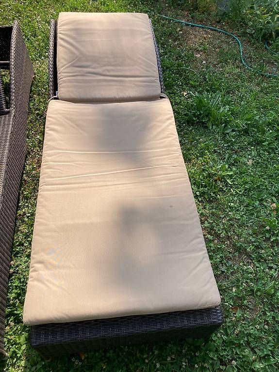Sedie a sdraio: Lettino da giardino in ratan per esterni – Usato da Ascona venduto da ali_598k 3