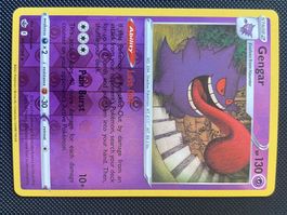 Gengar - Reverse Holo (057/198) - Chilling Reign - NM+ - EN