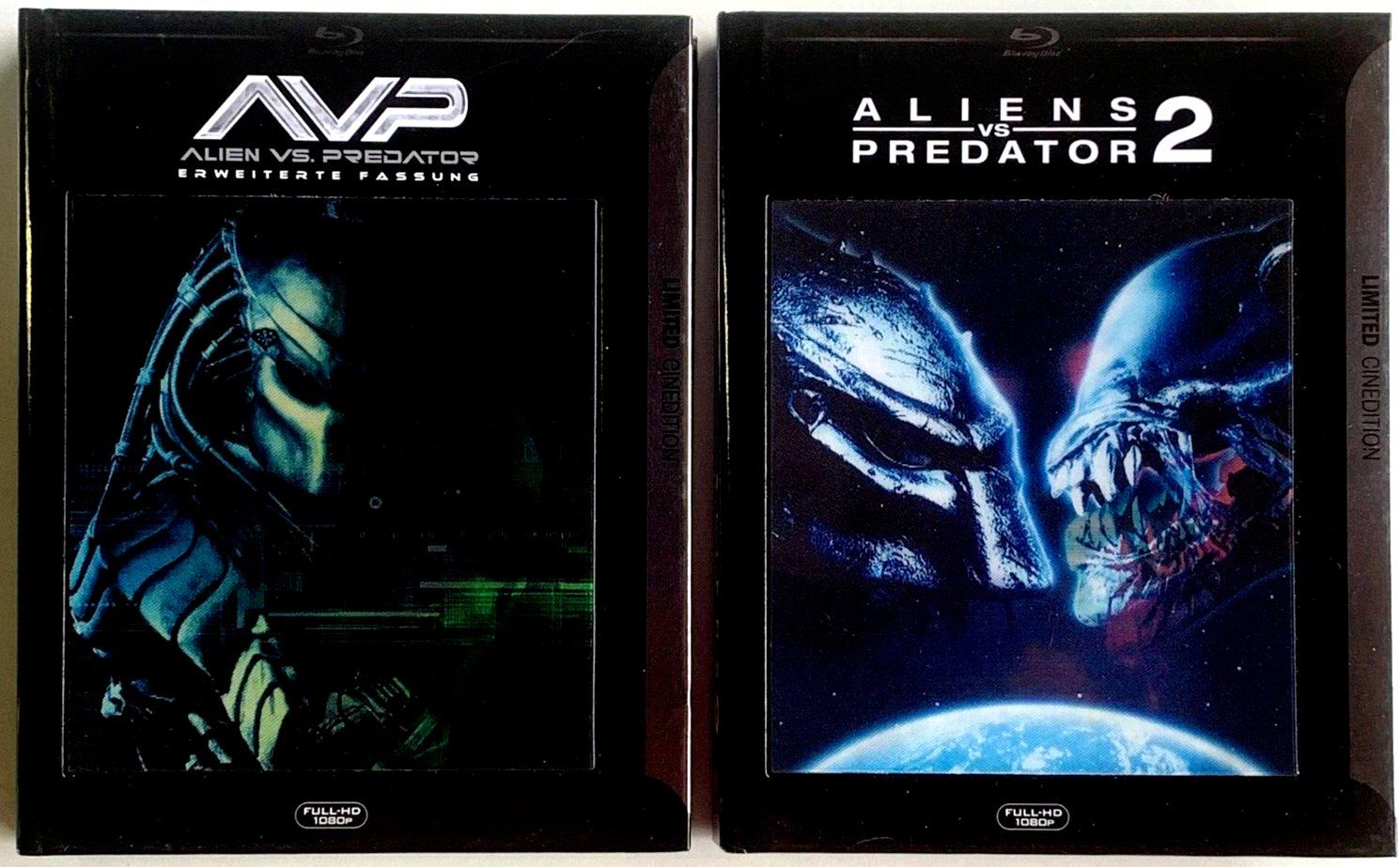 Alle DVDs: Alien vs Predator 1 2 AVP (2 blu-ray) Limited Edition – Gebraucht aus Yverdon-les-Bains von