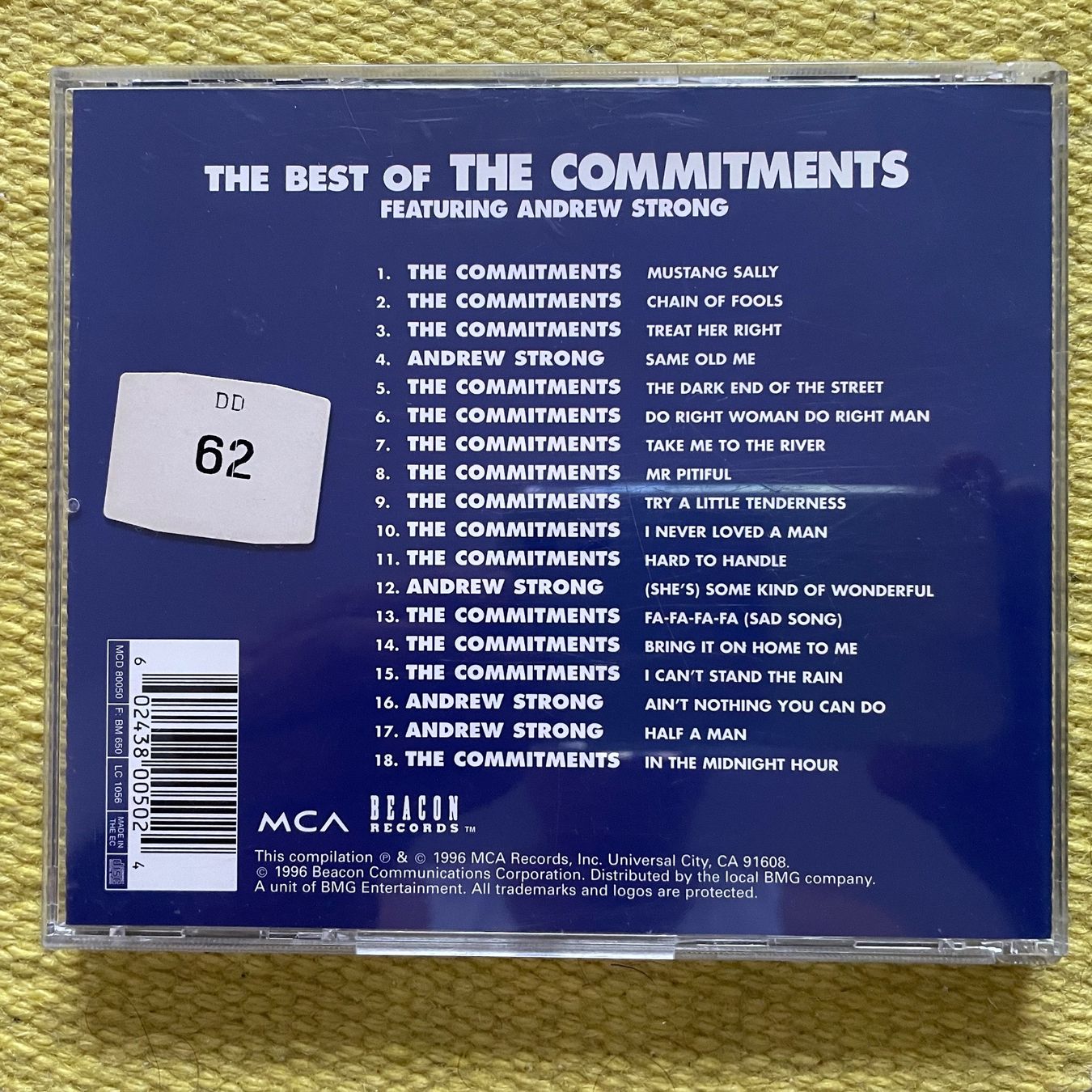 CD: THE COMMITMENTS-THE BEST OF – Usato da Rorschacherberg venduto da CD-Roli 1