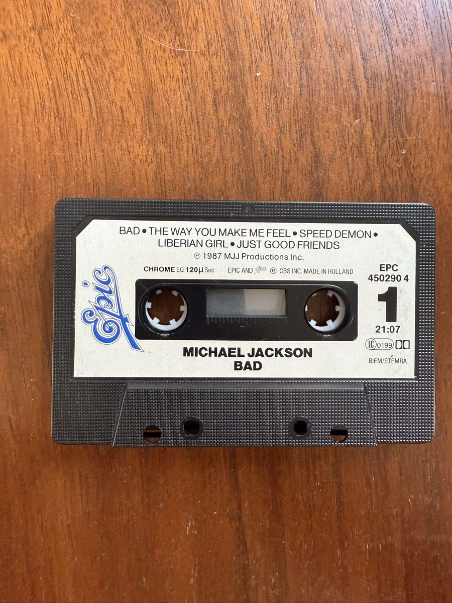Musicassette: Michael Jackson BAD Kassette  – Usato da Stein am Rhein venduto da Tags 2