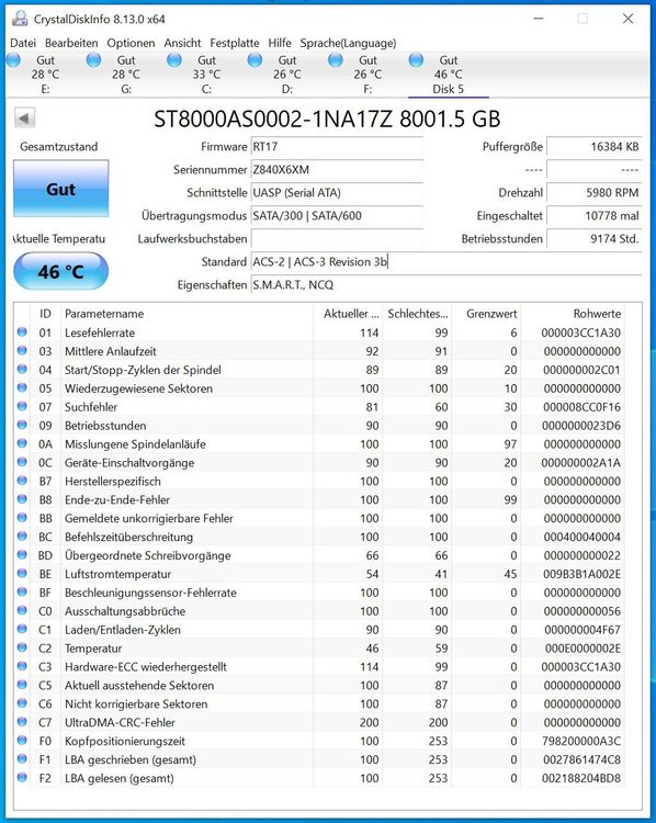 Lacie Dischi rigidi: LaCie Porsche Design Desktop Drive 8 TB - P9233 USB3 – Usato da Langwiesen venduto da Restposten-24 4