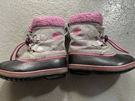 Sorel Yoot Pac Nylon grau-rosa, Grösse 27