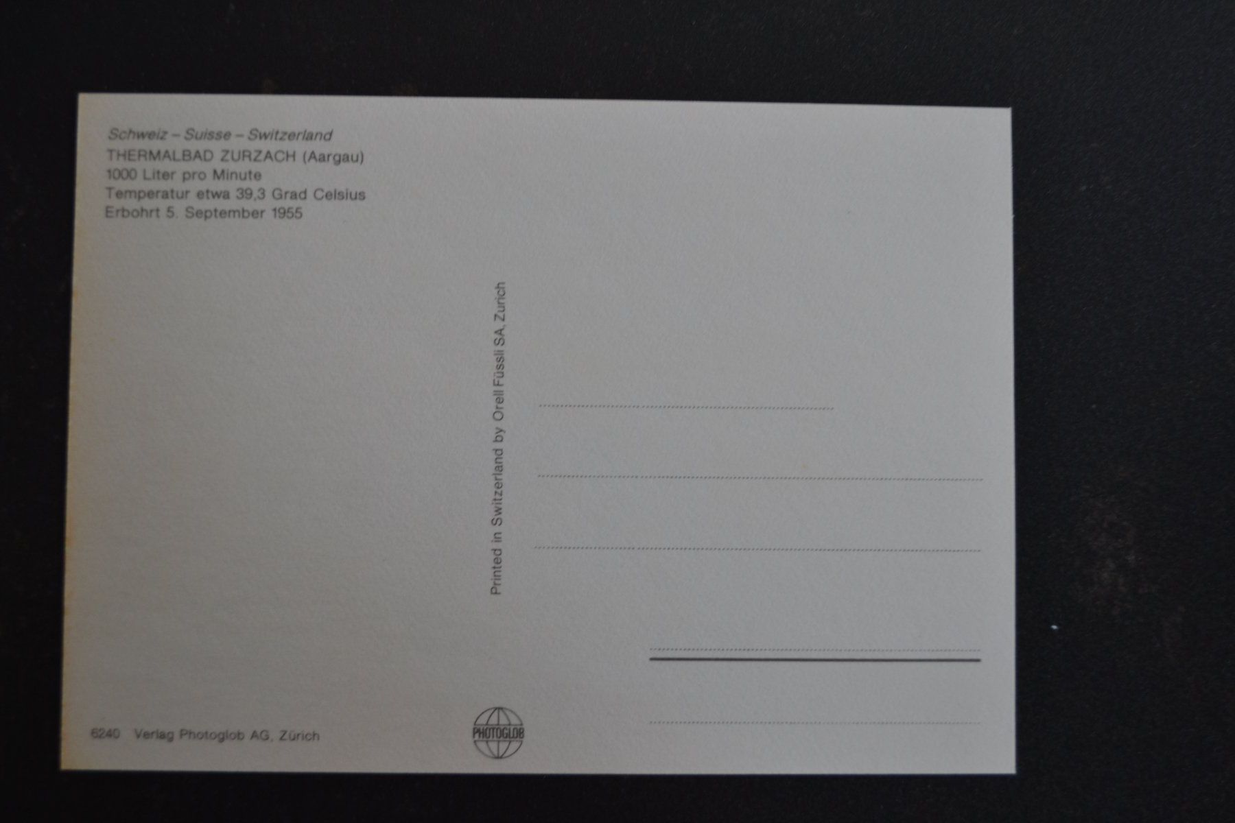 Cartes postales: AK Thermalbad Zurzach – D'occasion à Beinwil am See par kajak55 1