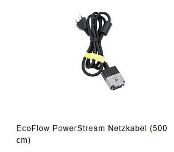 Kabel: EcoFlow PowerStream Netzkabel (150 cm) – Gebraucht aus Sins von ueli_911