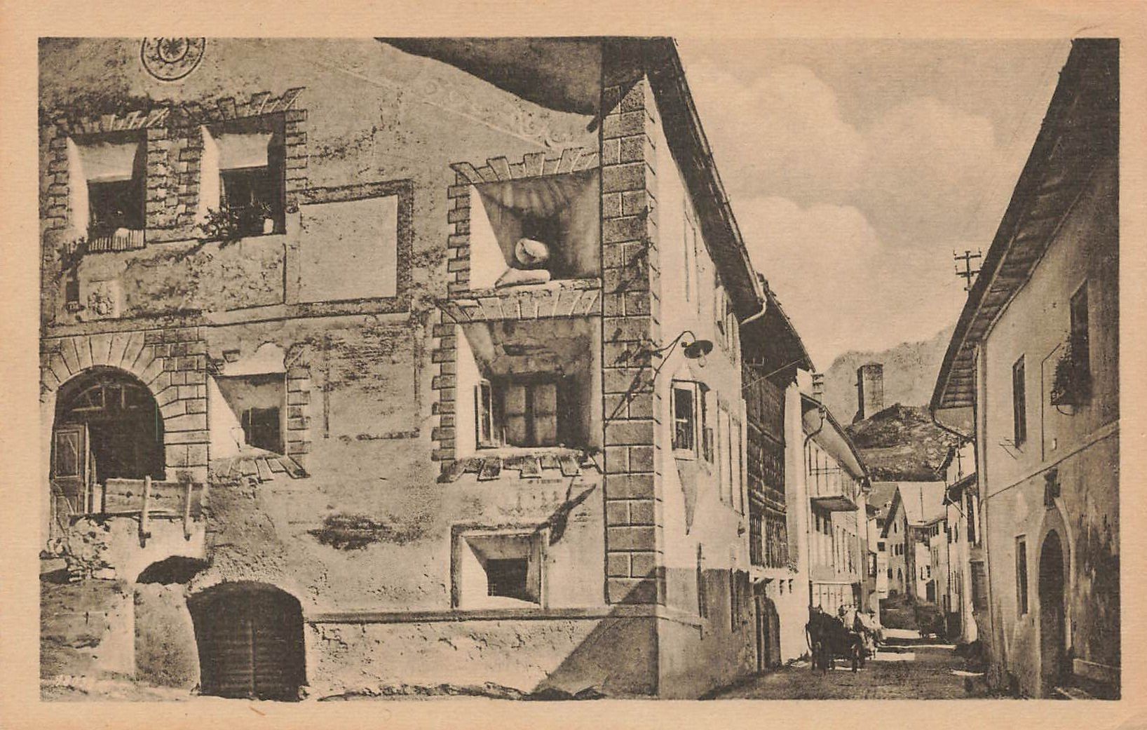Ansichtskarten: Ardez Dorfstrasse – Gebraucht aus Schwyz von Seffi56