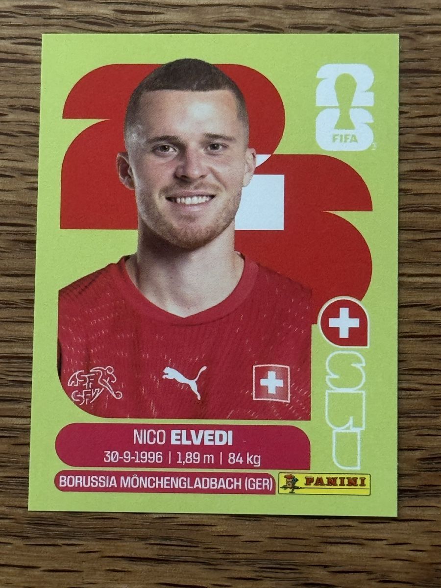 Panini Carte collezionabili: Panini Sticker WM 2026 - Elvedi SUI – Nuovo (secondo la descrizione) da Mägenwil venduto da Goldfire