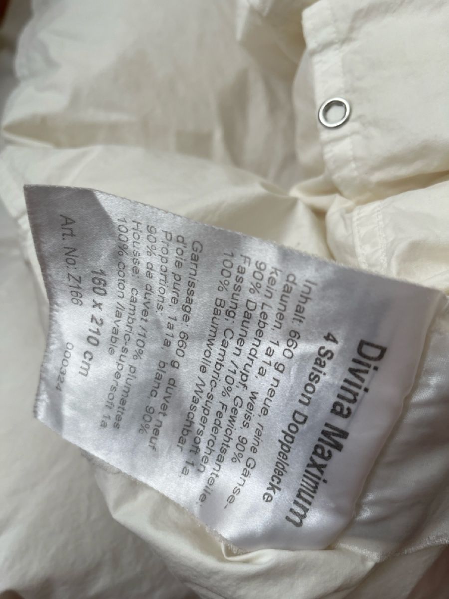 Coperte: Daunendecke 4 Saison Divina Maximum 160x210cm gebraucht – Usato da Zürich venduto da drn_77z5 1