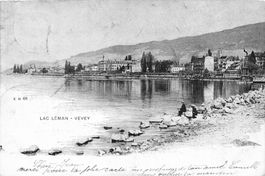 Vevey (VD) Genfersee Ufer