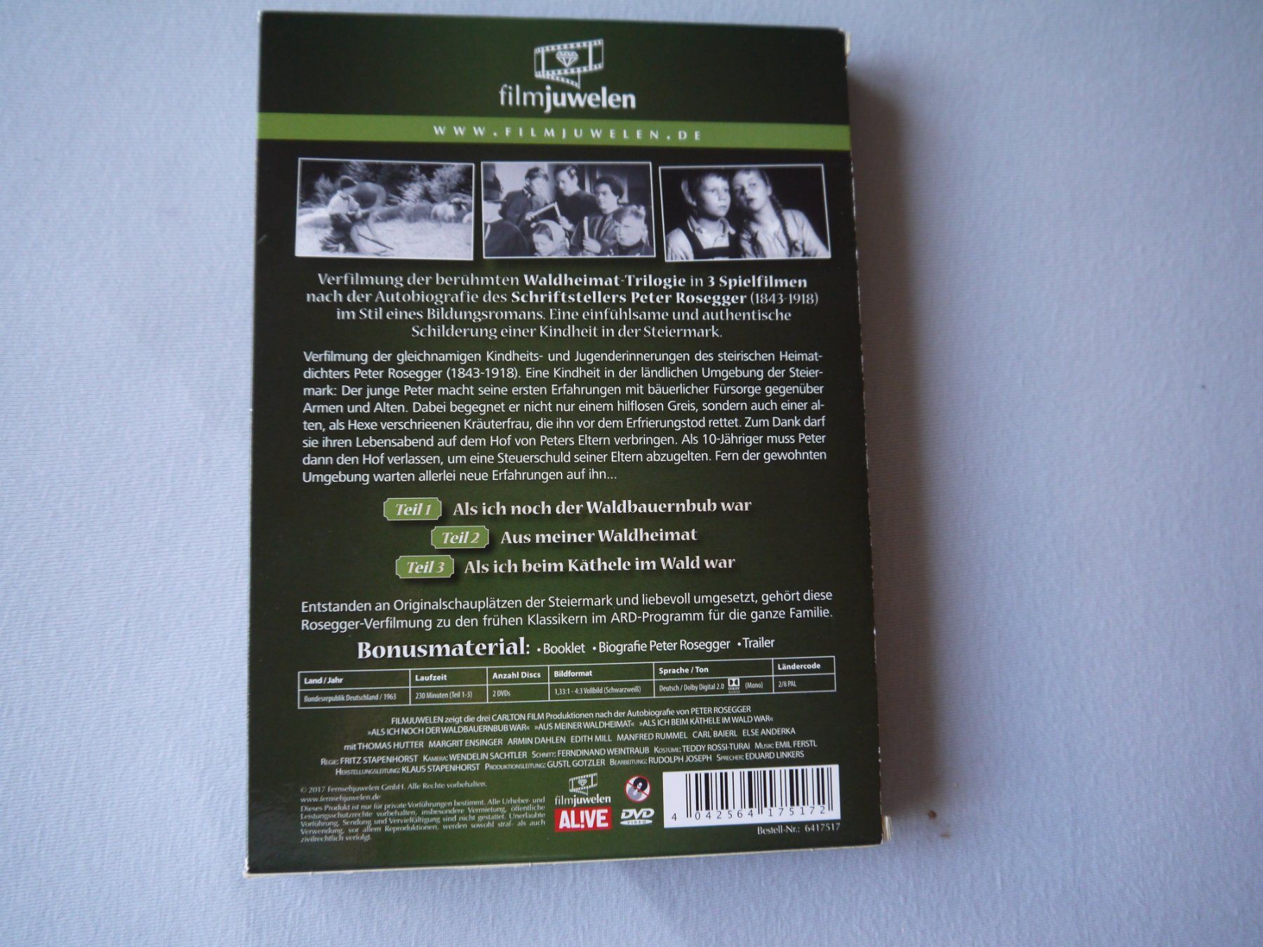 Tutti i DVDs: WALDHEIMAT - Trilogie – Usato da Hagendorn venduto da Blaf 1