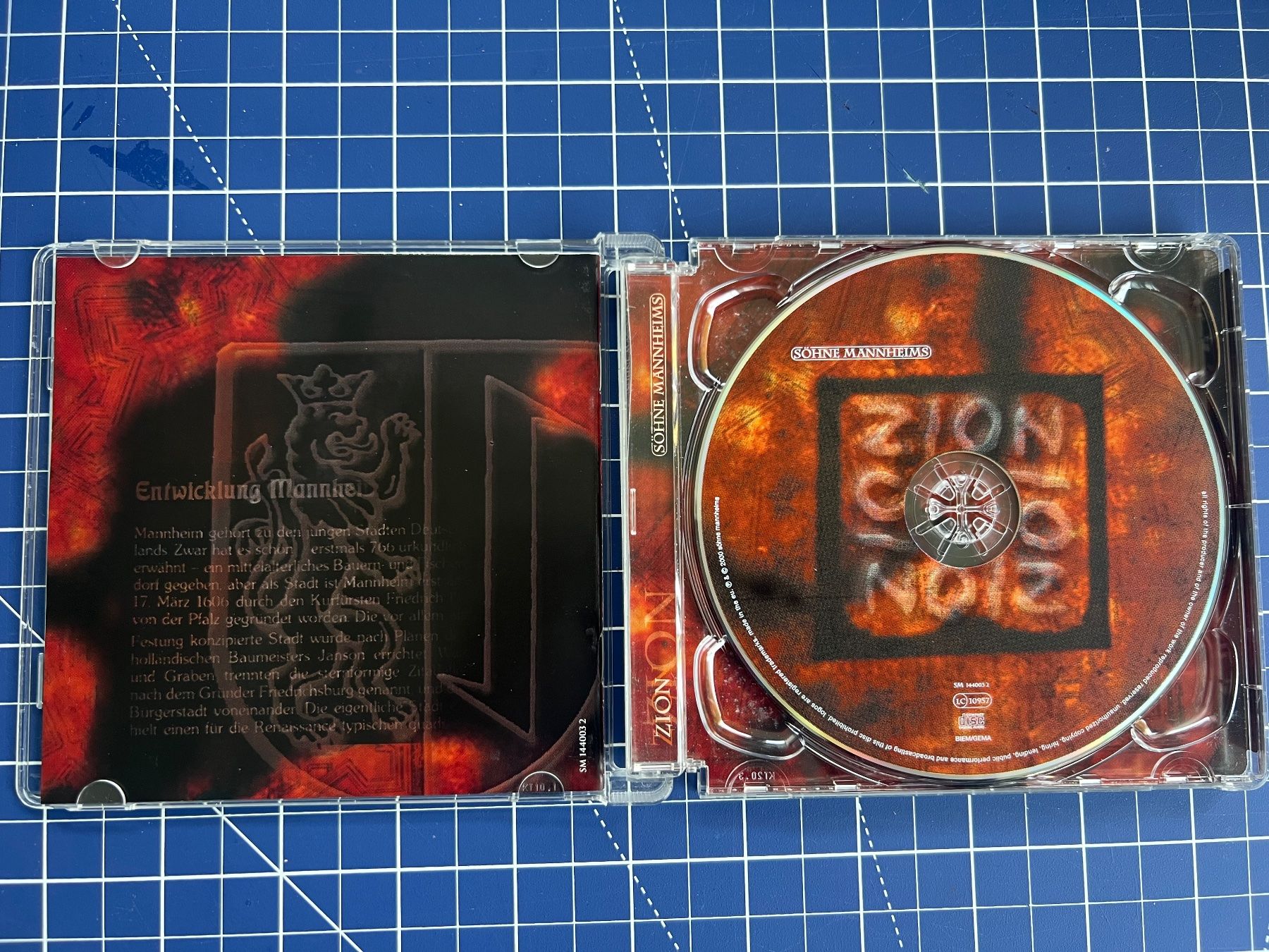 CD: Söhne Mannheims – Zion – Usato da st.gallen venduto da sophiephie 1