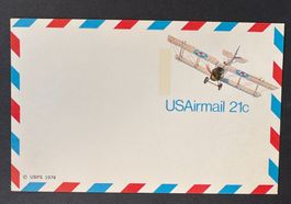 POSTKARTE USA US-AIRMAIL 21C