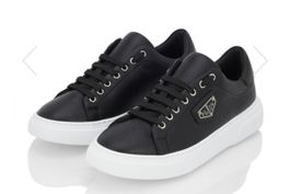 LEATHER LO-TOP SNEAKERS ICONIC PLEIN gr 43