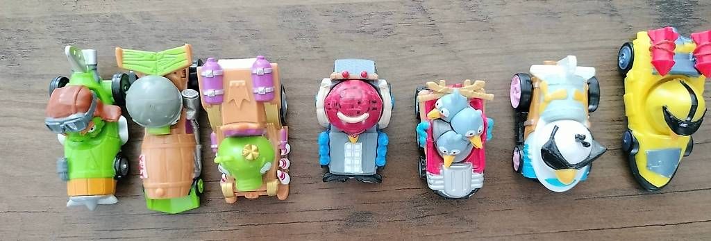 Figuren: Figurines 7 TelepodsAngryBirdsGO +1 AngryBirdsTransformers – Gebraucht aus Echallens von brice09 1