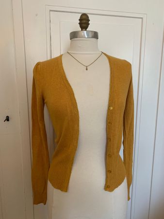 King Louie Strickjacke/ Jäckchen Gr. S curry