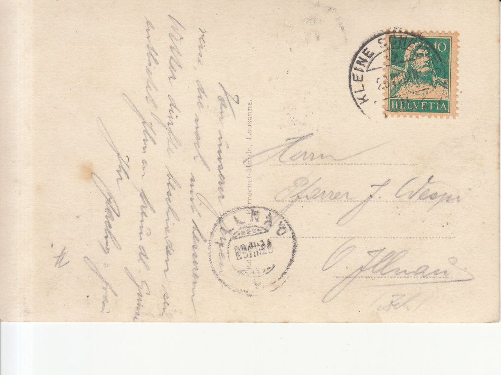 Cartoline postali: Kleine Scheidegg 1928 – Usato da Bürglen TG venduto da StampGraf 1