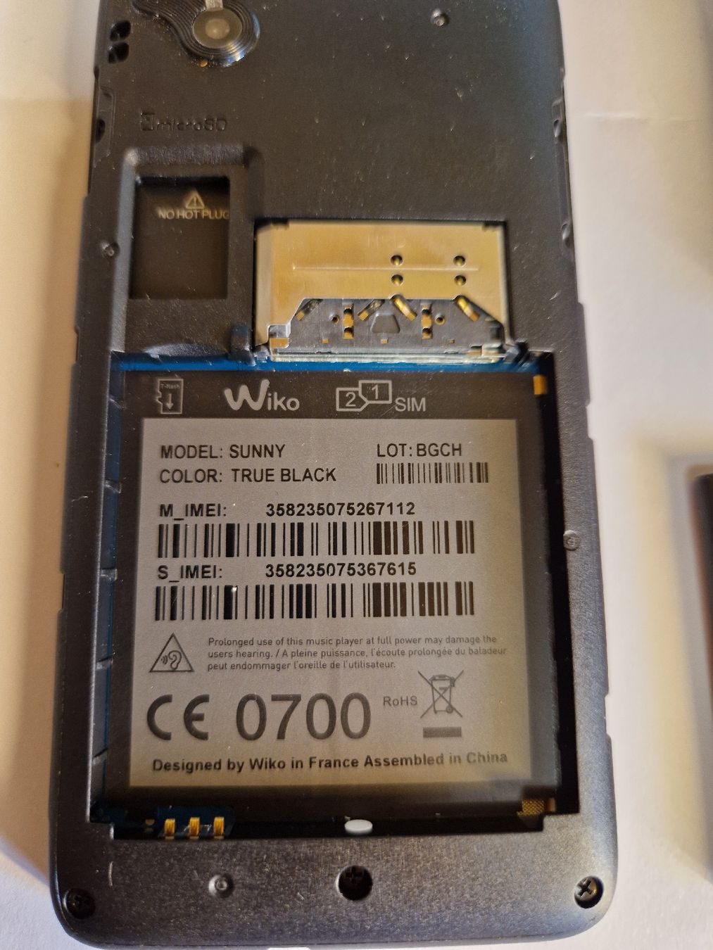 Wiko Handys / Smartphones: Smartphone Wiko Sunny in Schwarz – Gebraucht aus Oberglatt ZH von bea1986 1