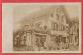 Frutigen - Hotel National Confiserie - Fotokarte ca. 1910