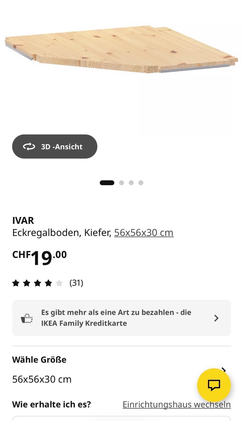 Ikea Scaffali: Ikea Ivar Eckregalboden 5 Stück – Usato da Eglisau venduto da PD0970 7