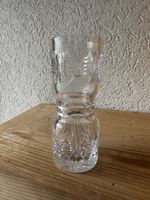 Schwere Kristallvase geschliffen – Vintage – 891 g