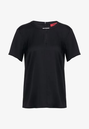 Hugo Boss Silk Dark Blue Blouse 36/38 EU