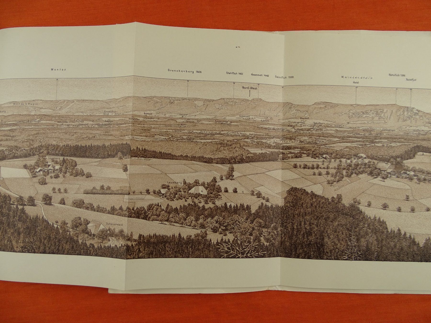 Cartes géographiques & atlas: PANORAMA VOM HEILIGENLAND HUBEL – D'occasion à Grüningen par Kartensammler 5