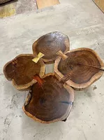 Couchtisch aus Baumscheiben  Massivholz-Unikat