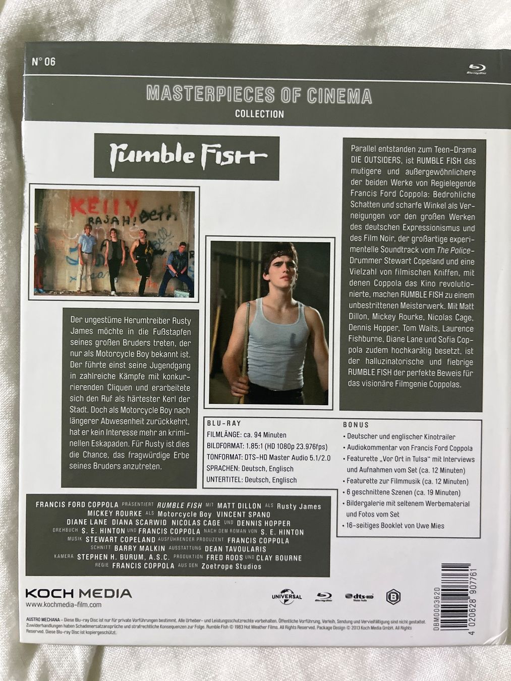Alle DVDs: Rumble Fish – Gebraucht aus Basel von patku79 1