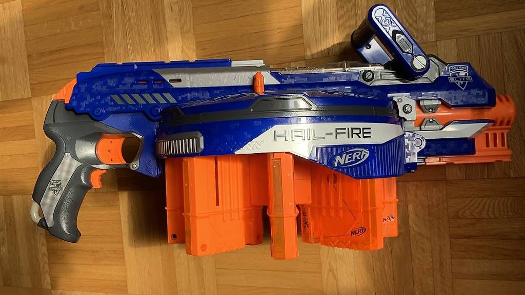 Giocattoli: NERF N-Strike Elite Hail-Fire – Usato da Rancate venduto da mic_7bfw 1