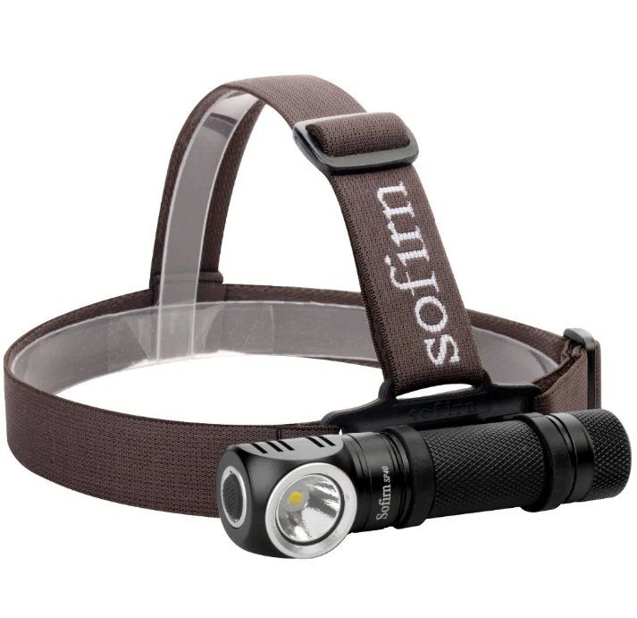 Lampen: Sofirn SP40 LED Stirnlampe 5000-5700K mit Batterie – Neu und originalverpackt aus Châtelaine von topshop.switzerland 5