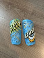 Schienbeinschoner Nike Mercurial blau gelb gebraucht
