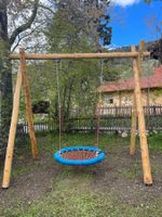 Kinderschaukel Garten-Spielgerät / Gestell mit Nestschaukel