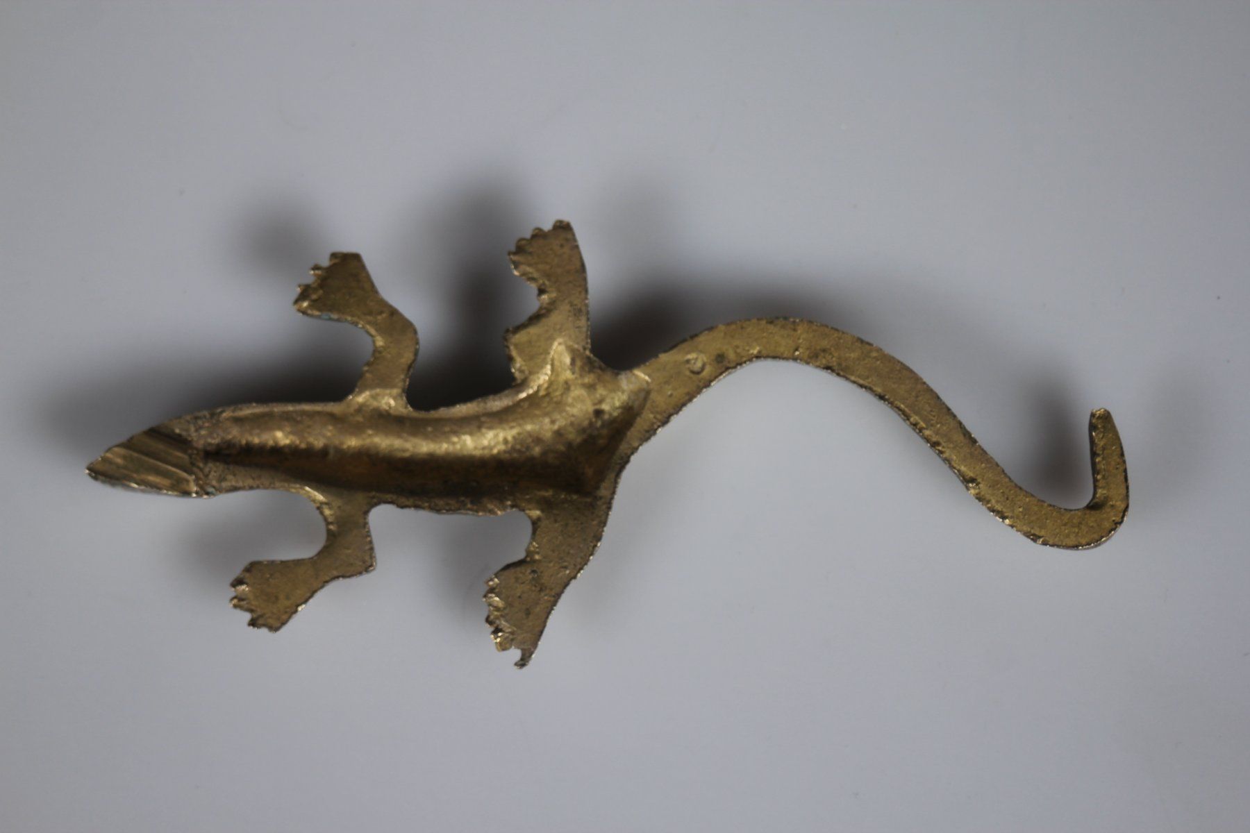 Statuette: Eidechse aus Messing – Usato da Basel venduto da IRMAundFRED 1