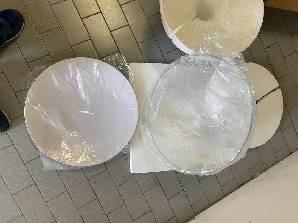 Replika Ersatzglas + Reflektor für Taccia Leuchte - NEU (Gebraucht) in ...