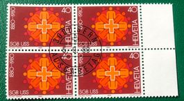 4 er Block Nr. 643 mit ETStempel Bern  