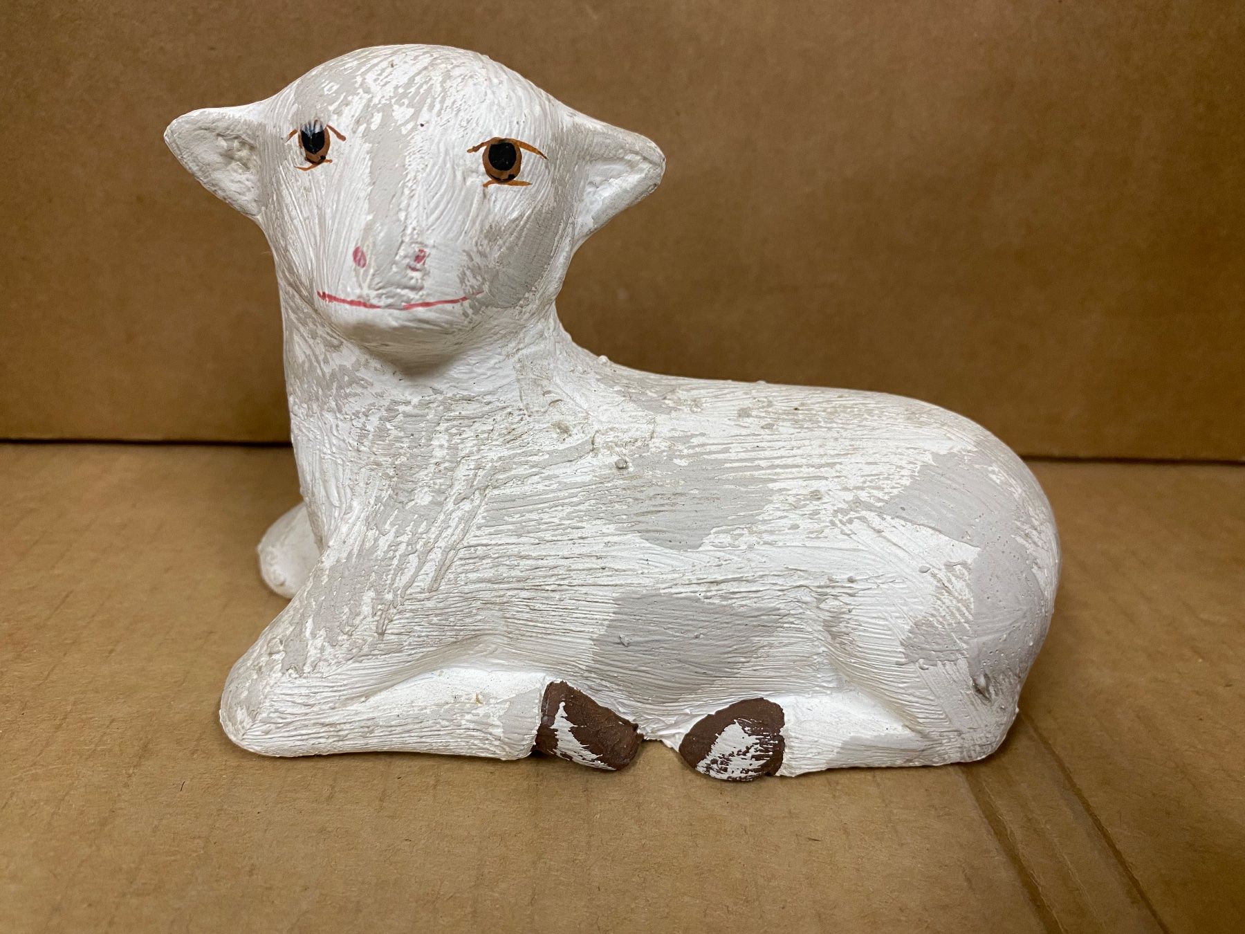 Statuette: Schaf liegend – Usato da Eschlikon TG venduto da ArtRec