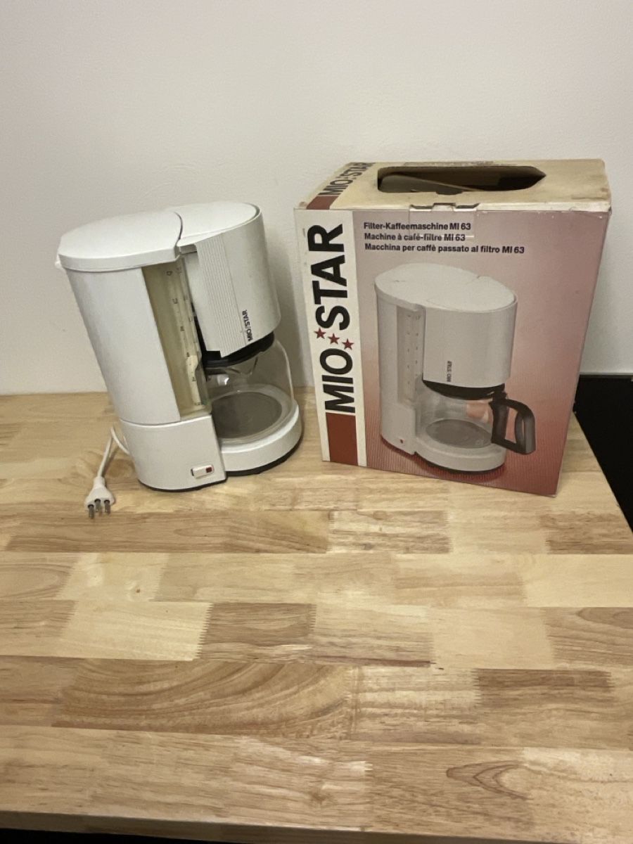 Mio Star Macchine per caffè & Macchine per espresso: Filter-Kaffeemaschine Mio-Star MI 63 Weiss – Usato da Birsfelden venduto da inf_l2yy 1