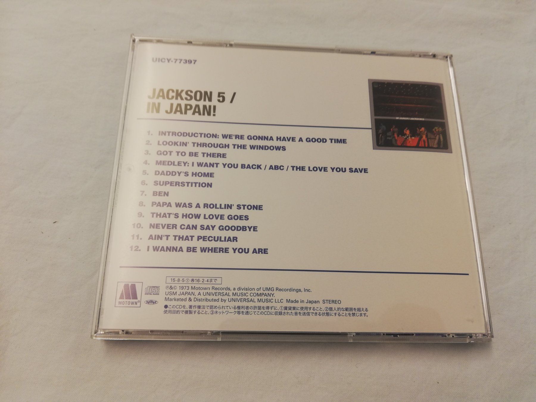 CD: JACKSON 5 - IN JAPAN! – Usato da Bern venduto da Vinylsound.ch 1