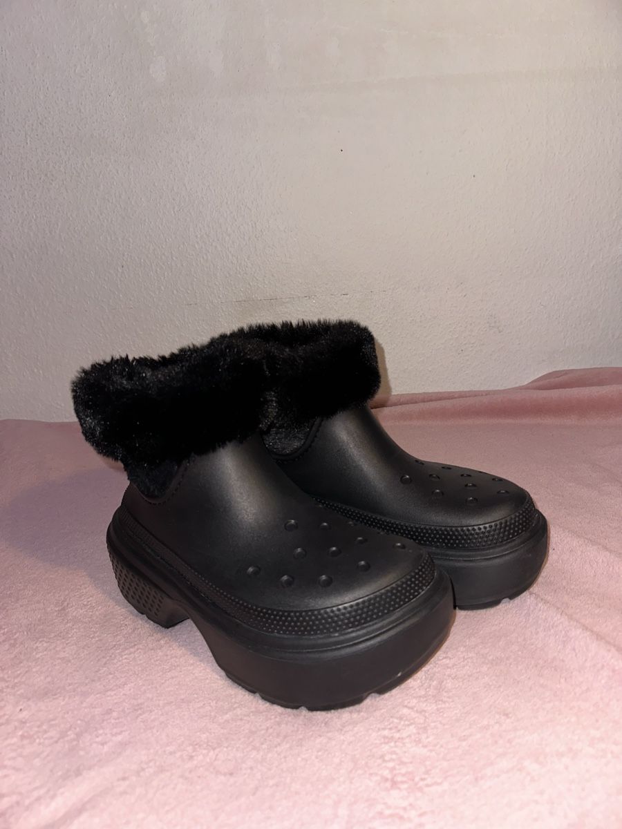 Crocs Scarpe da uomo: Black Crocs Stomp Lined Boot Gr. 41/42 – Nuovo (secondo la descrizione) da Dübendorf venduto da Roslabones