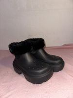 Black Crocs Stomp Lined Boot Gr. 41/42