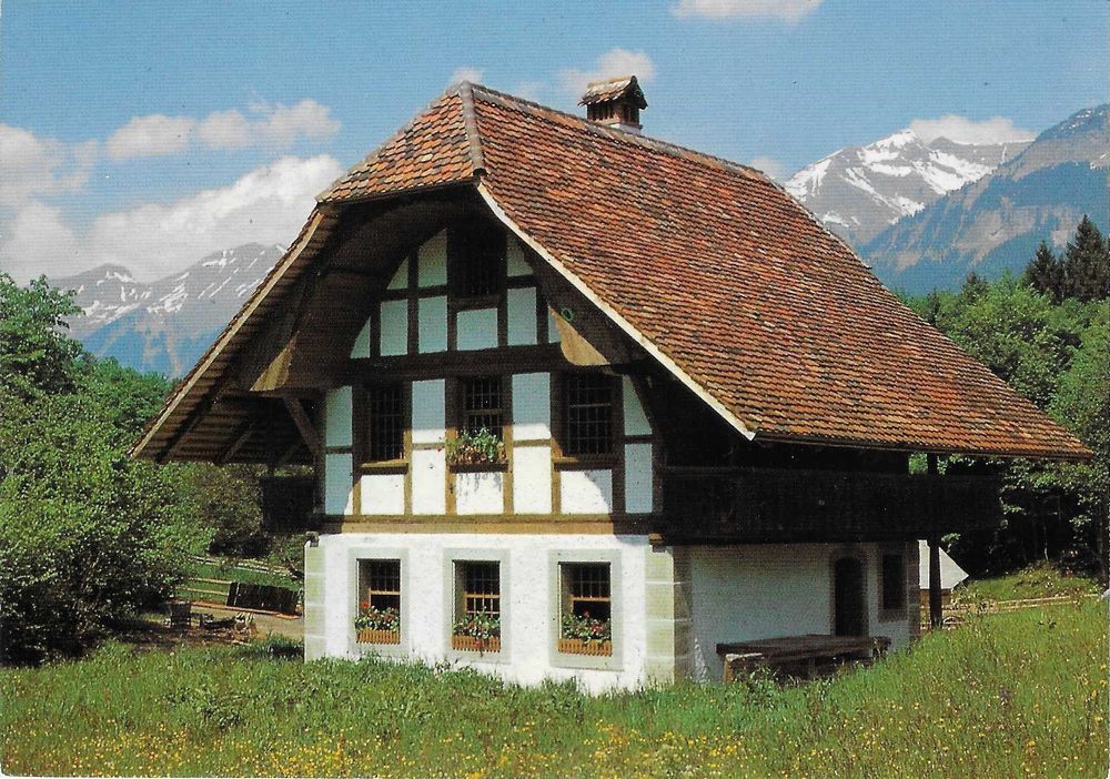 Schweiz. Freilichtmuseum Ballenberg Stöckli von Detligen BE (Neu ...